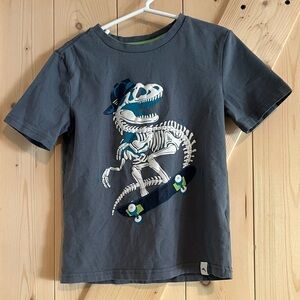 Boys Tommy Bahama small (5/6) short sleeve blue dinosaur tshirt